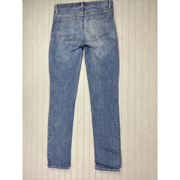 Gap 1969 Size 25 Womens Jeans Low Rise Stretch Med Wash Skinny - Picture 4 of 4